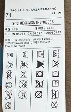 Benetton Baby Kinderwagensack blau 9-12 Monate  – Vorschau 5