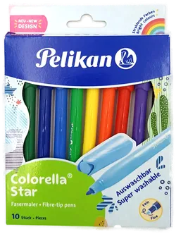 Pelikan Colorella Star 10-teiliges Fasermaler-Set - Bild 1