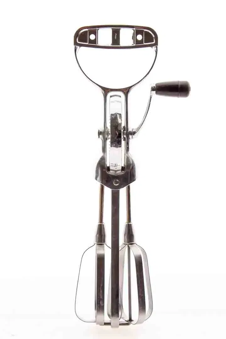 Handbetriebener Handmixer / Schneebesen aus Edelstahl - Bild 4