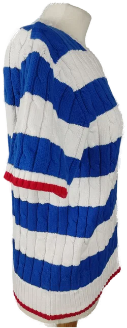 Polo Ralph Lauren Kurzarm Strickpullover Gestreift | Wie Neu - Bild 3