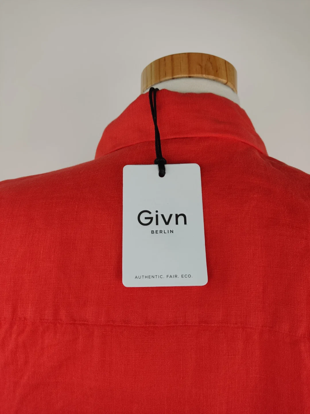 Givn Herren Leinenhemd orange - L / 52 – Bild 4