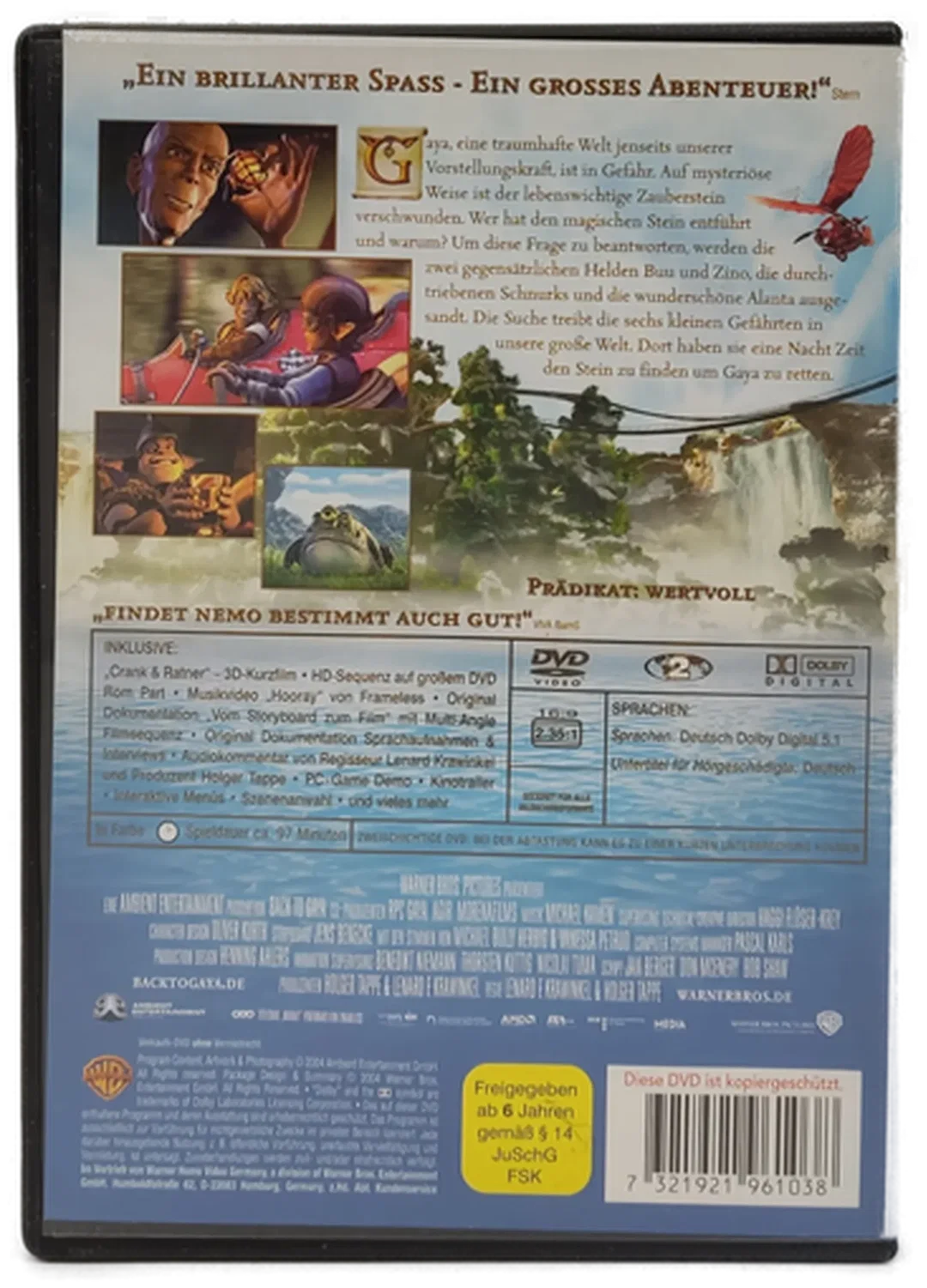 DVD "Back to Gaya - Die abenteuerliche Reise in eine fantastische Welt" – Bild 2