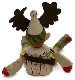 Holz Weihnachtself Dekofigur - Bild 3