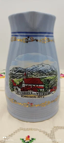 Lilien Porzellan Krug mit 2 Bechern 'Schneeberg' | Retro-Charme - Bild 5