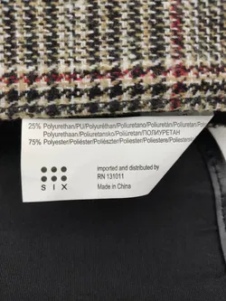 Damen Hand- Schultertasche kariert - Bild 4