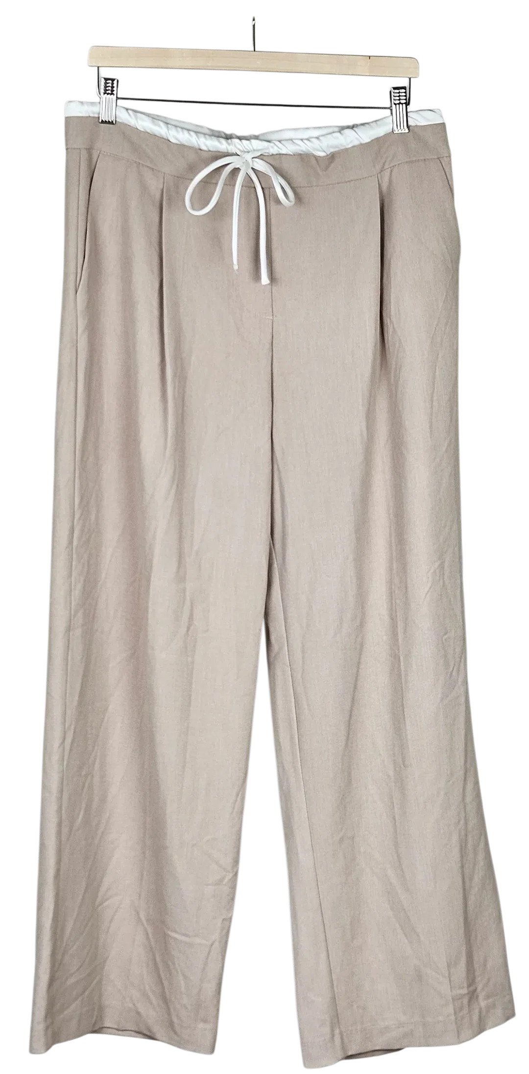 ZARA Damen Hose, beige - Gr. L  - Bild 4