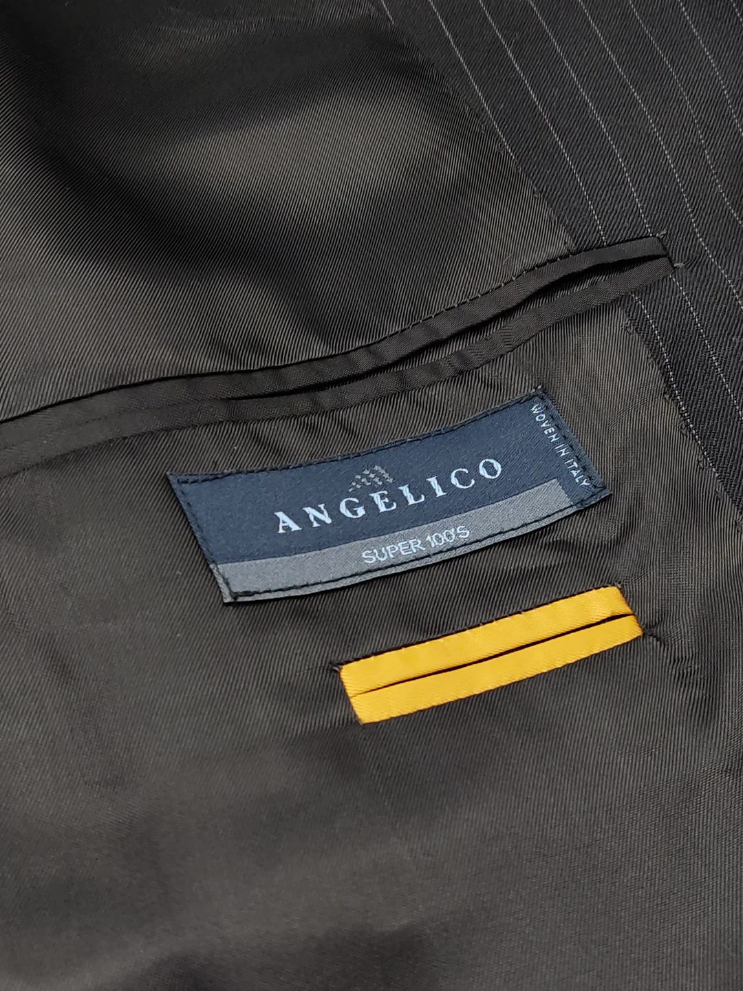 Angelico Herren Sakko, schwarz - Gr. S – Bild 5