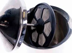 TCM manueller Milchaufschäumer aus Edelstahl (1 Liter) - Bild 3