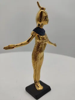 Goldener Selket Porzellan & Zertifikat von Franklin Mint | Limitierte Rarität – Vorschau 3