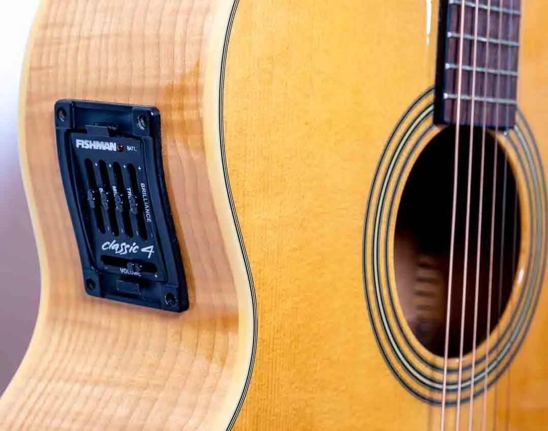Cort Acoustic Gitarre SJ-3F mit Verstärker PG-10 und Kabel – Bild 4