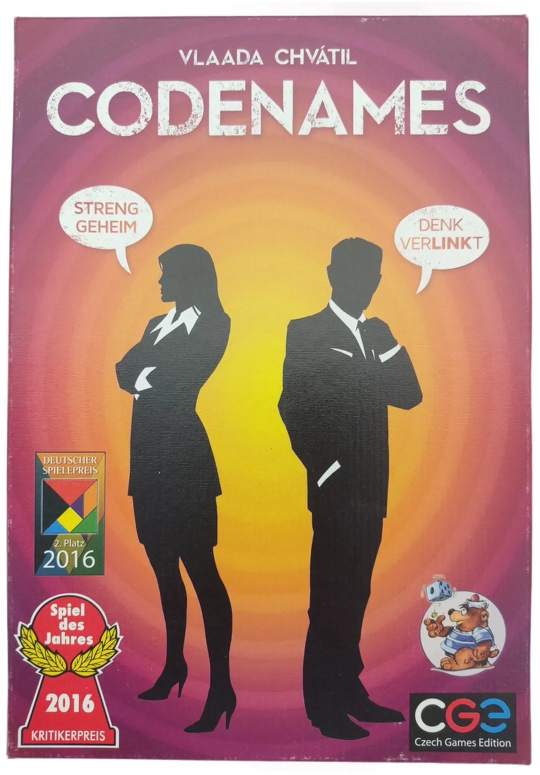 Brettspiel Codenames, 2–8 Spieler, ab 10 | Spiel des Jahres 2016 - Bild 1