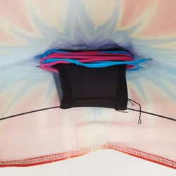 Bunte Meerjungfrau-Flosse zum Schwimmen - Hüfte 58cm/ dehnbar - Bild 4