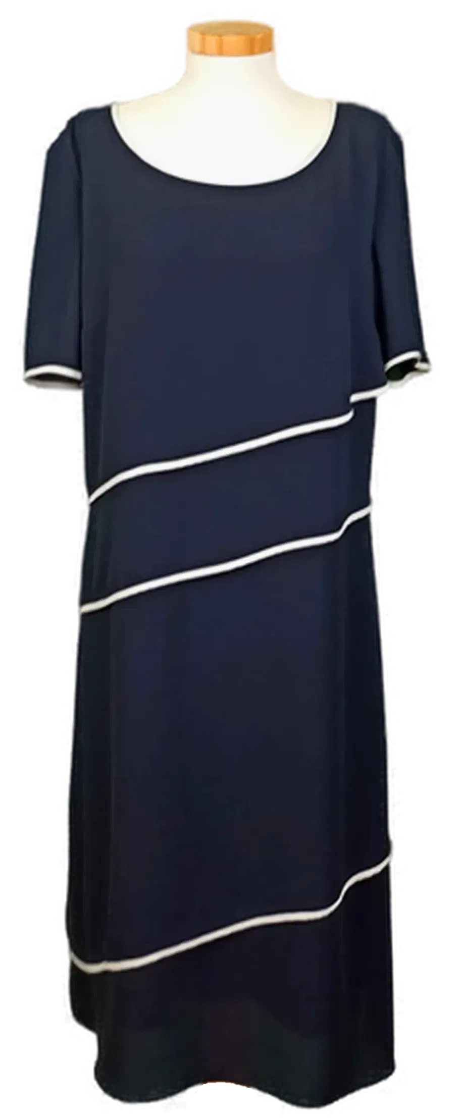 Hermann Lange Damen Midikleid dunkelblau Gr. 46 - Bild 1