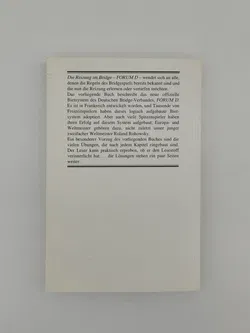 Die Reizung im Bridge - Forum D - Das offizielle Biet- und Unterrichtssystem des DBV-  Michel Bessis, Marc Kerlero - Bild 2