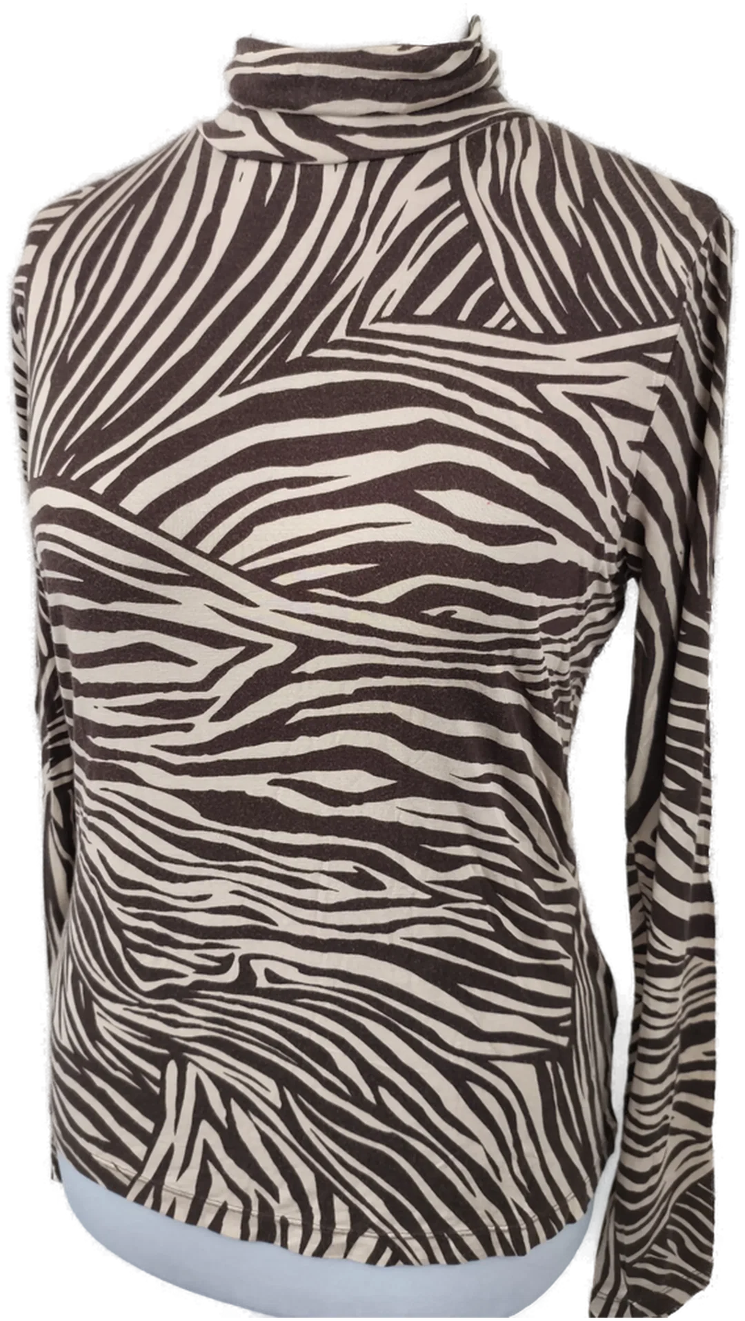 H&M, Rollkragenshirt, Zebra, Gr. L – Bild 2