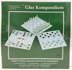 Brettspielesammlung im Glasdesign - Bild 1