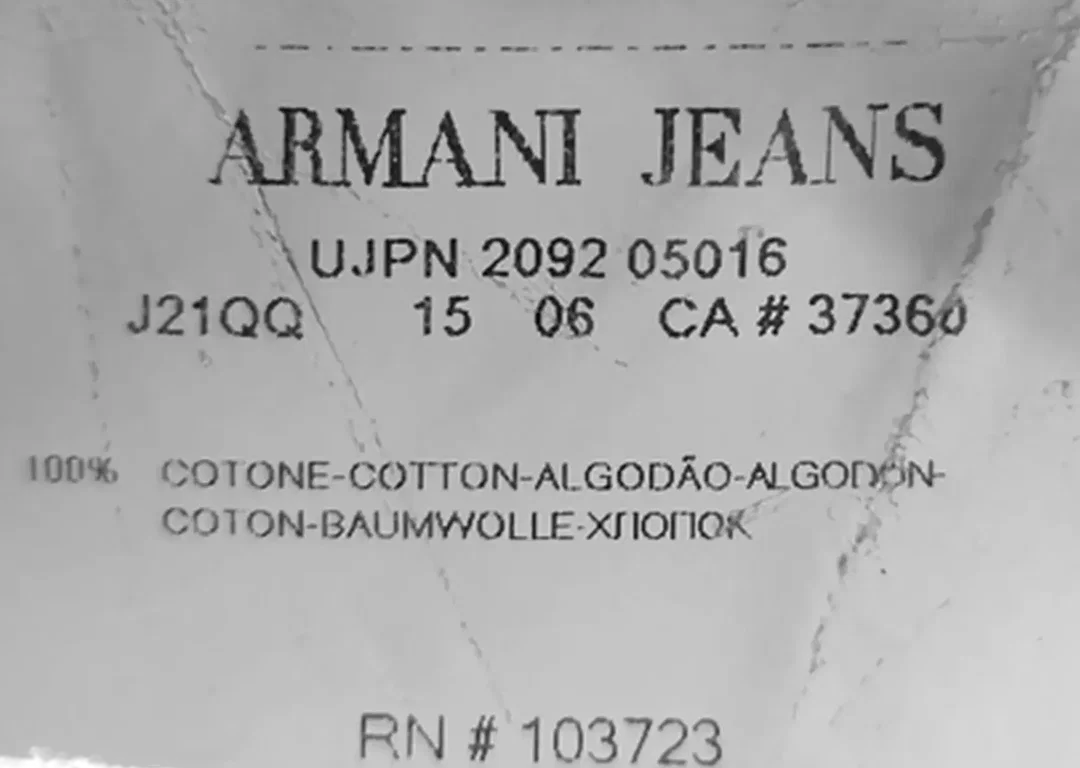 Armani Jeans Herrenjeans blau Gr. 34 – Bild 5