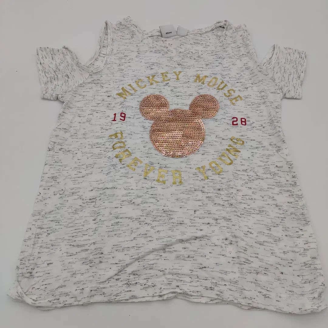 Disney MICKEY MOUSE & Friends - Mädchenkurzarm T-Shirt, mehrfarbig - Gr. 140 - Bild 4