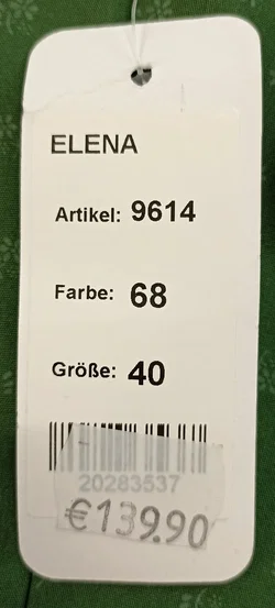 Kaiseralm Damen Trachtenweste gemustert grün Gr. M/L – Vorschau 5