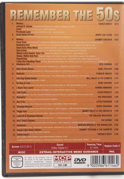 DVD Remember the 50s – Rock ’n’ Roll Classics (DVD, MCP Sound & Media) - Bild 2