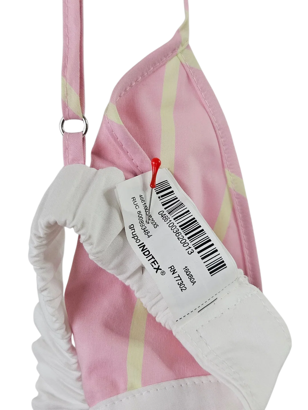 ZARA Damen Triangel-Top, rosa - Gr. XS / 34 – Bild 4