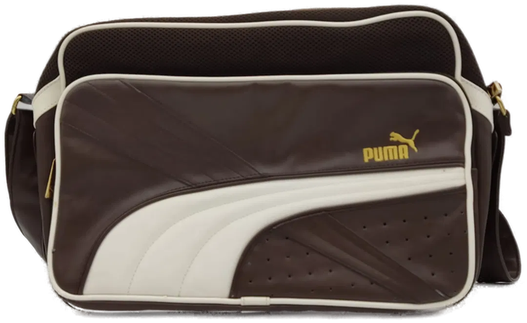Puma Herren Tasche braun/weiß Vintage - Bild 1