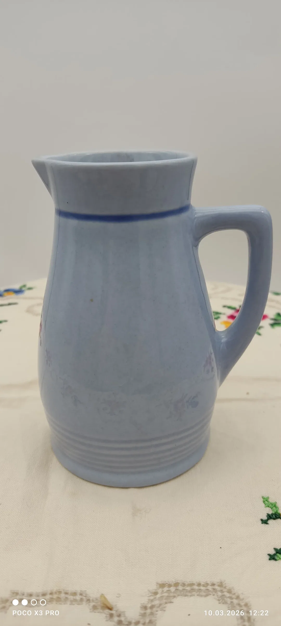 Kleine Porzellan-Kanne, Lilien Porzellan | Zeitloses Unikat - Bild 4