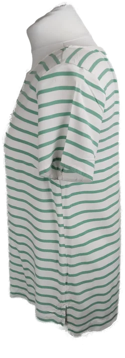 H&M Damen-Shirt aus Viskose, Grün-Weiß Gestreift | Sommerlook – Vorschau 2