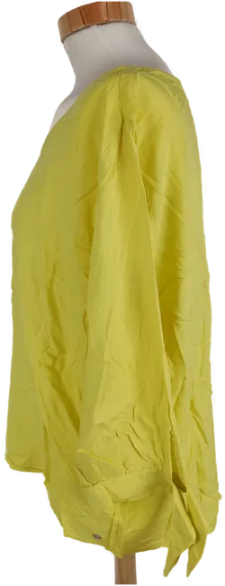 CECIL Damen Shirt in Gelb, XL, V-Ausschnitt, 3/4 Arm - Bild 2