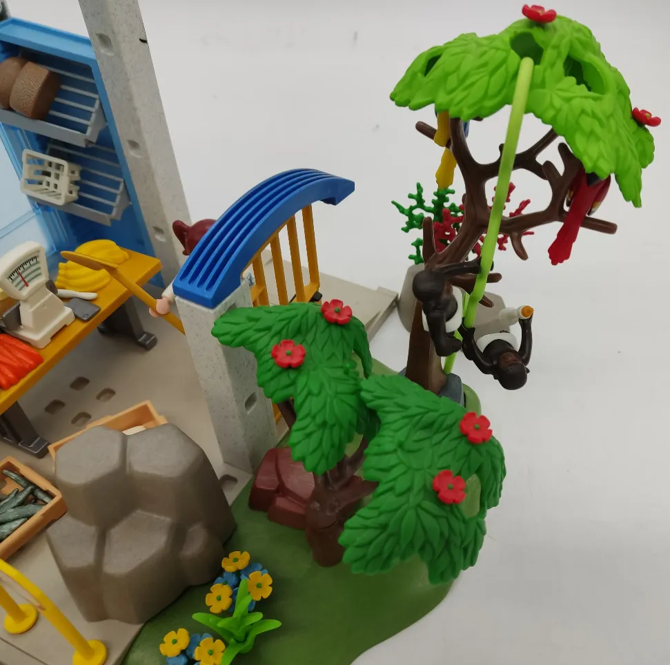 Playmobil Zoowärterhaus mit Affengehege + 3 Kinder und Kleinteile – Bild 4