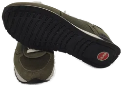 COLMAR Travis Sport militärgrüner Herrenschuhe Sneakers, Lederschnürsenkel - Bild 2