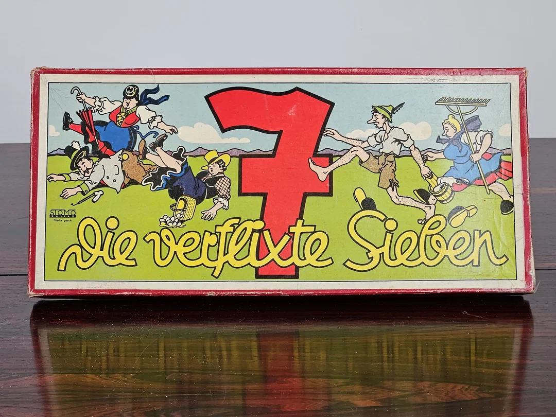Die Verflixte Sieben  - Vintage Gesellschaftsspiel - STOMOSPIELE - Bild 1