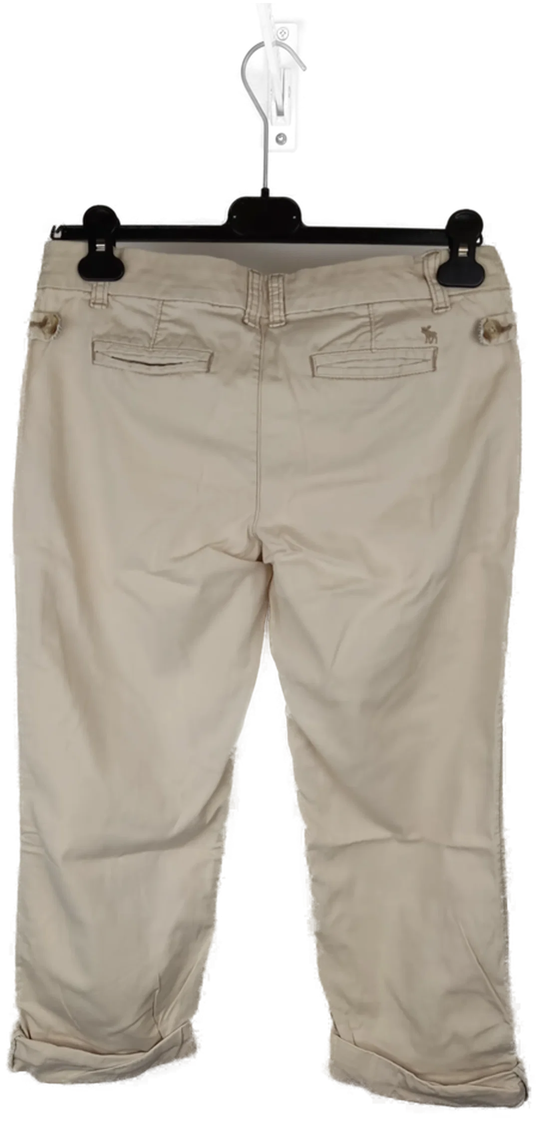 Abercrombie & Fitch Damen Hose Capri beige Gr. 2 – Bild 2