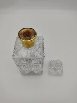 Glaskaraffe für Sprituosen, 0,7 L transparent, für stilvolle Aromen - Bild 3