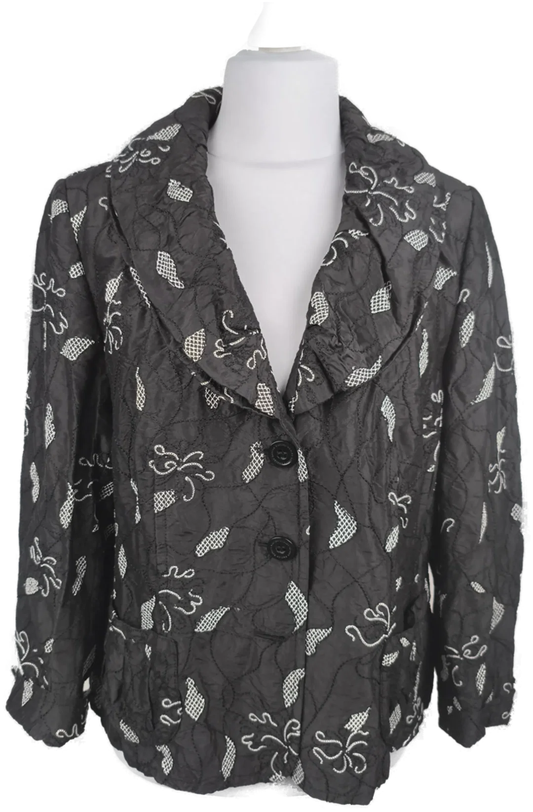 Basler, Blazerjacke Seide, Gr. 46 - Bild 4