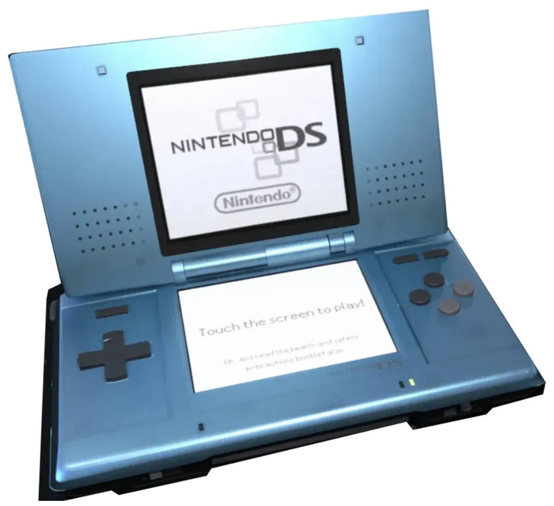 Nintendo DS Konsole Blau | mit Originalkarton, Tasche & 2 Spielen | Vintage Handheld - Bild 1