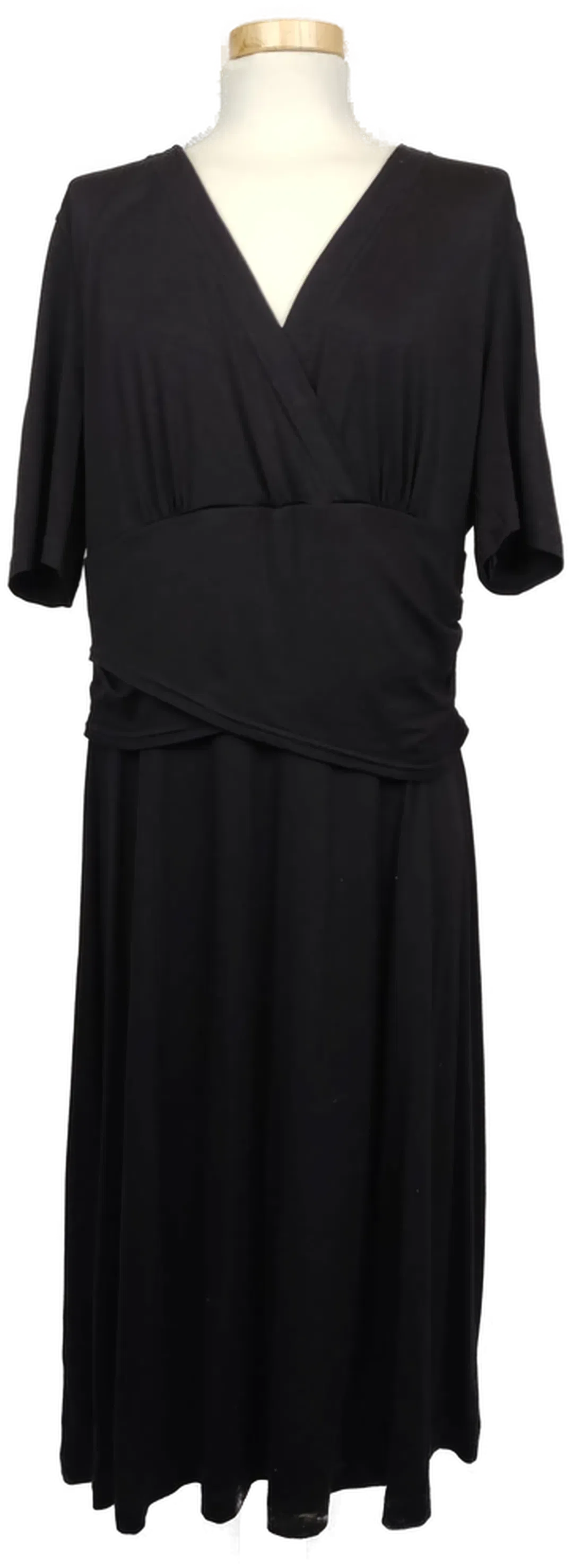 Kapalua Damenkleid midi Wickeloptik schwarz - XXL/44 - Bild 1