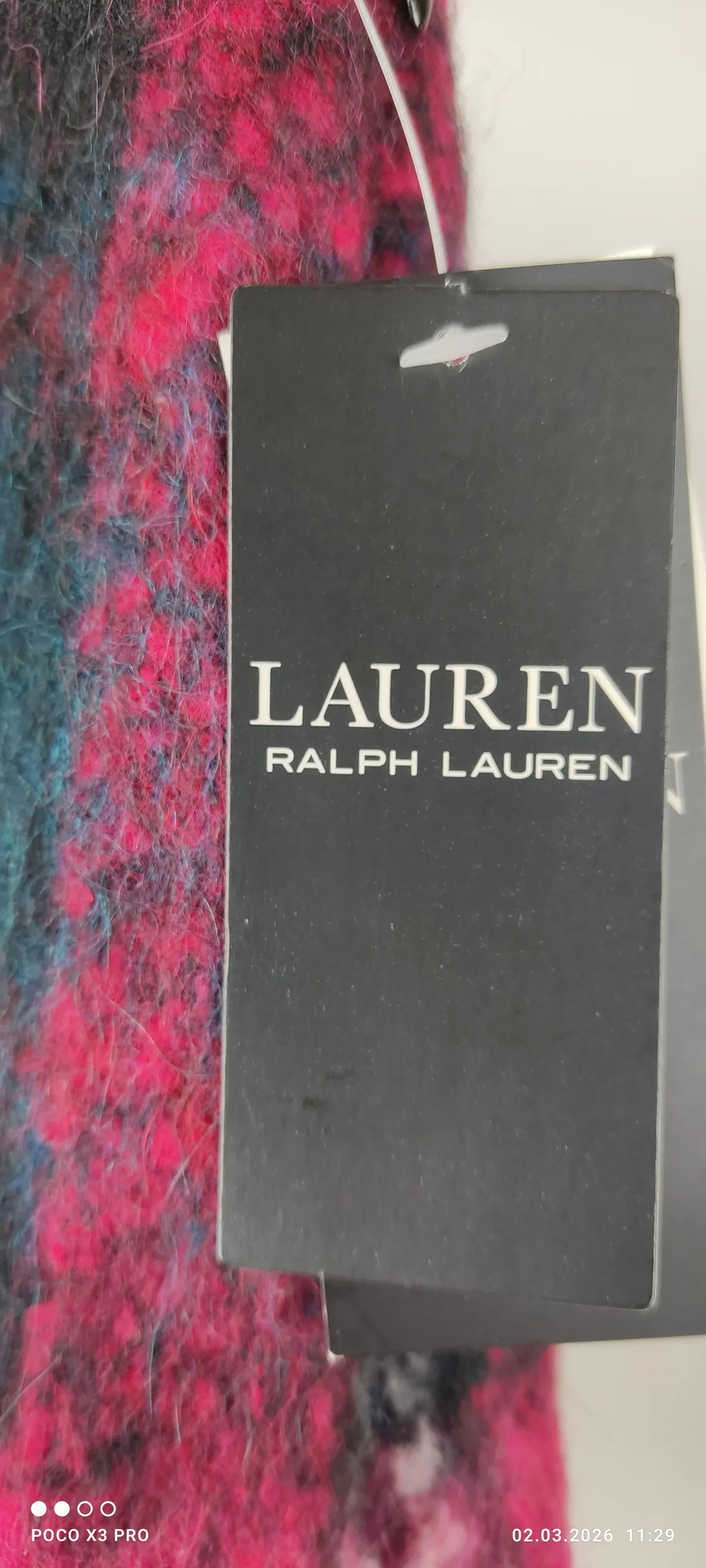 Mini-Bleistiftrock Ralph Lauren Mohair, Größe 44/46, Bundweite 88 cm – Bild 3