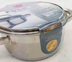 Fogo 16 GWS Bratentopf mit Glasdeckel 18/8, Induktionsgeeignet - Bild 3