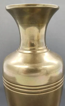 Vintage Metall Vase Höhe ca 12cm Ø ca 4cm  – Vorschau 2