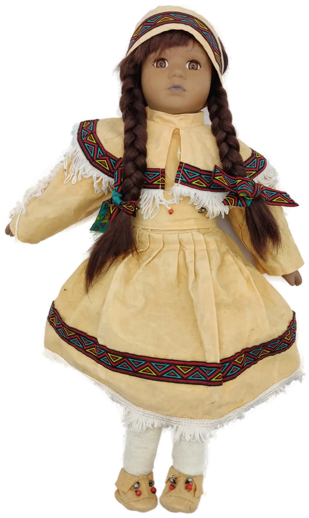 Kinderpuppe Indianermädchen  - Bild 4