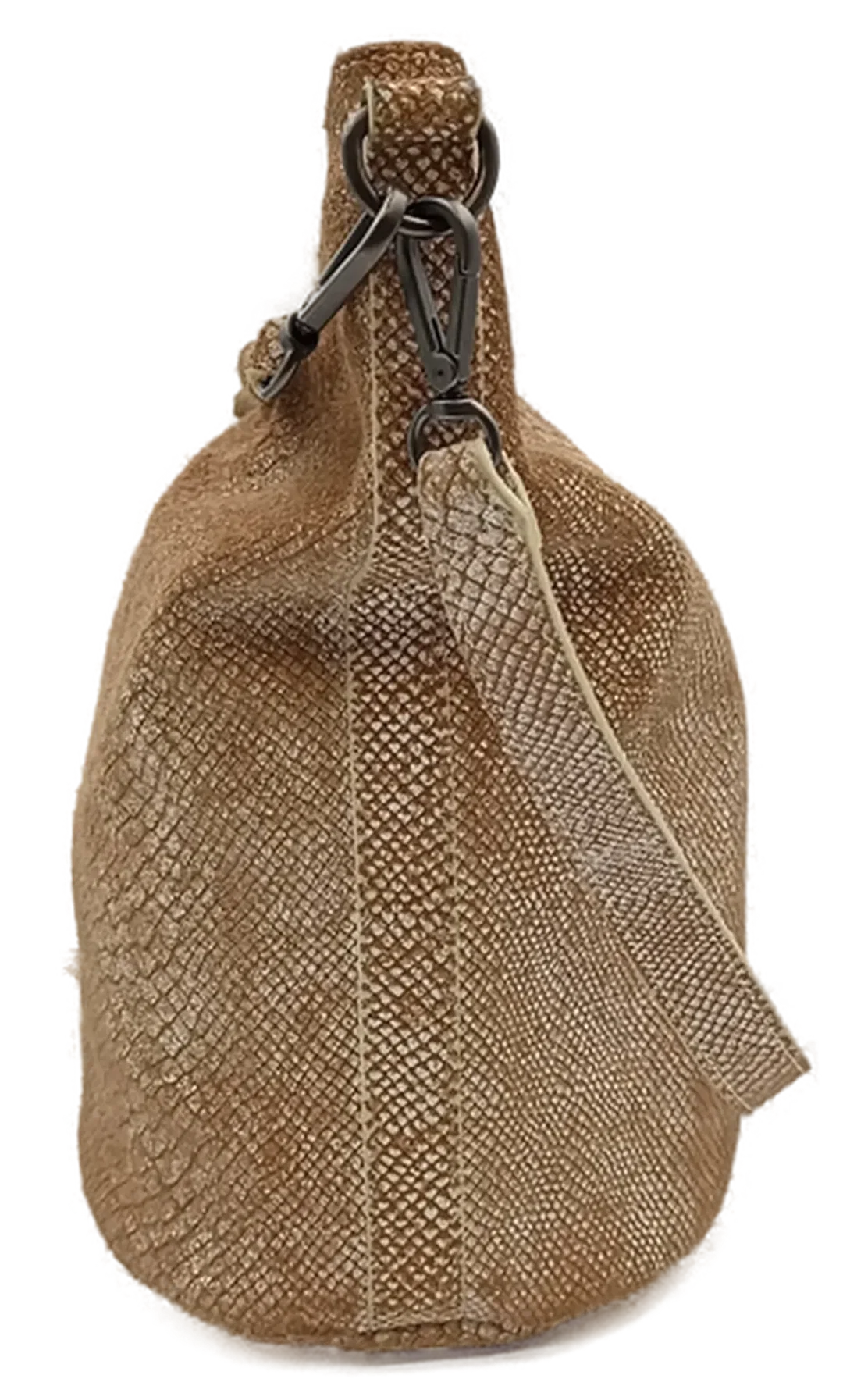 Liebeskind Berlin Ledertasche schlangenoptik braun/weiß – Bild 5