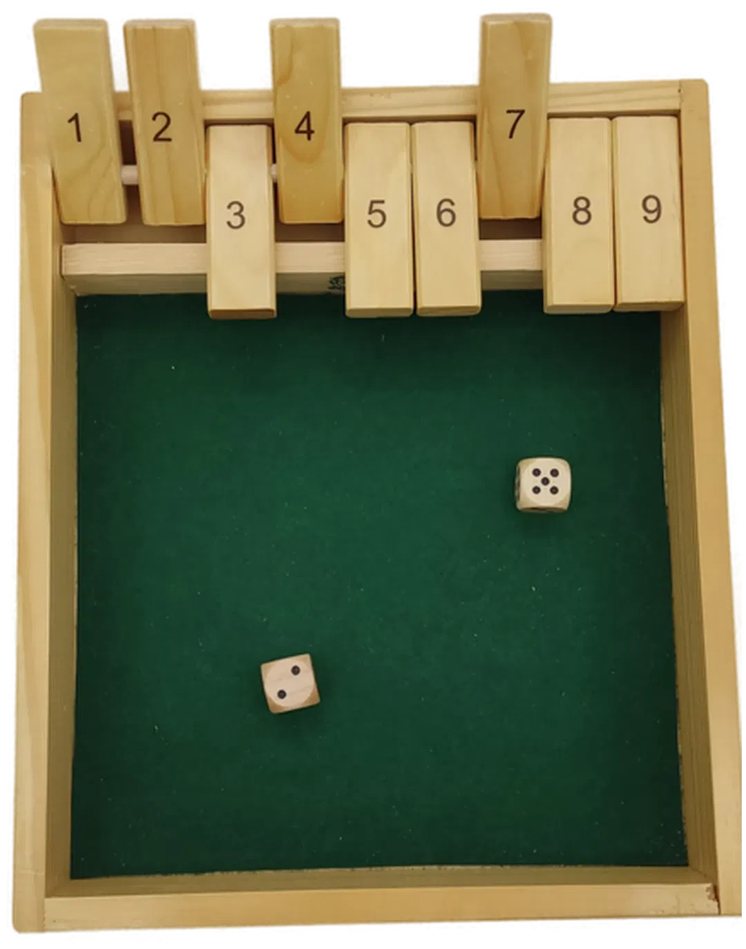 Klipp-Klapp Würfelspiel aus Holz - Bild 1