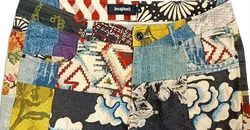 Desigual Damen Jeans mehrfarbig gemustert Gr. L - Bild 3