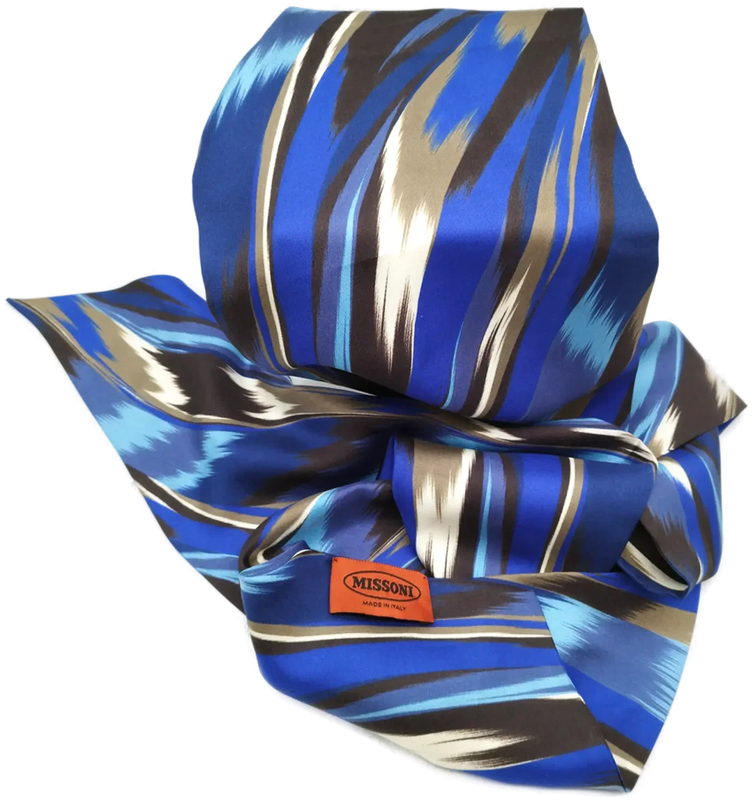 Seidenschal Missoni Gemustert | Italienischer Flair – Bild 3