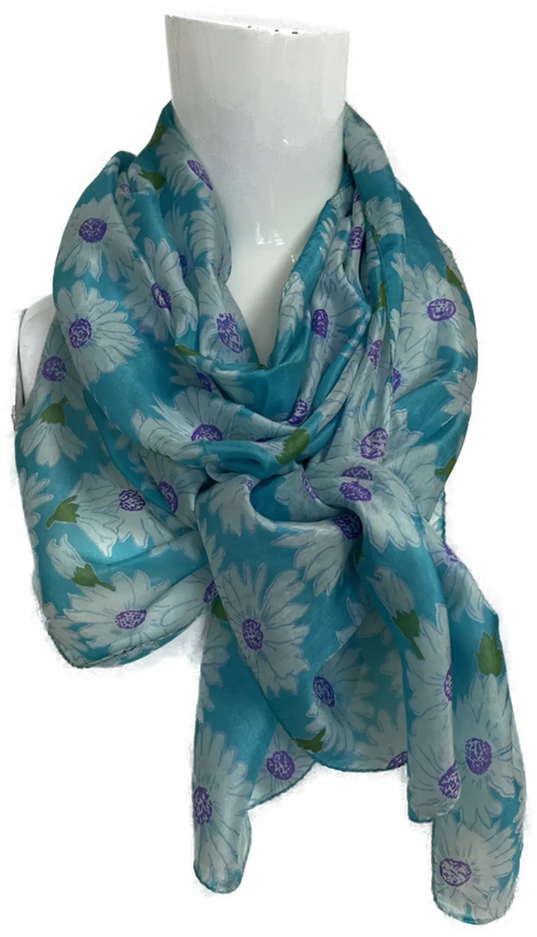 Seidenschal 55 x 180 cm - Bild 1