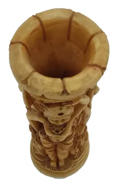 Dekorativer Kerzenhalter / Figurenvase – exotisches Damenmotiv - Bild 2