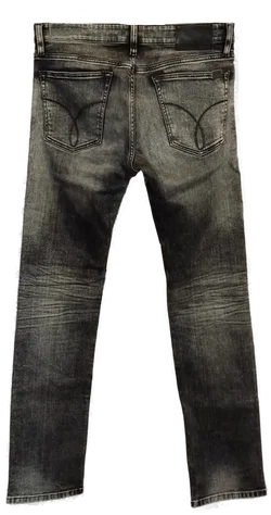 Calvin Klein Herren Slim Straight Jeans grau Gr. W31 L34 - Bild 2