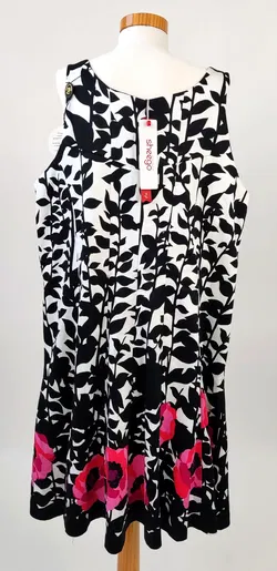 Sheego Damen Kleid mit Blumenmuster - Gr. 52 - Bild 2