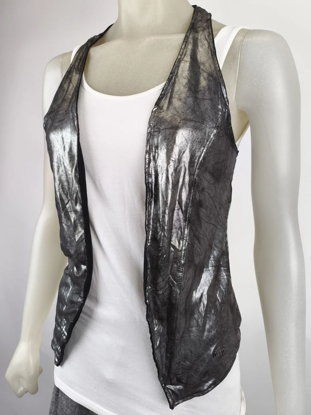 Miss Sixty, Gilet Metallic, Gr. M,  - Bild 4